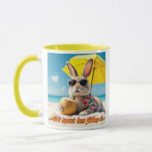 Het is heet konijn. mok (Links)