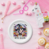 Het is heksenseizoen rond papieren Borden Bordje (Feest)