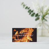 Het is hel zonder hem visitekaartje (Staand voorkant)