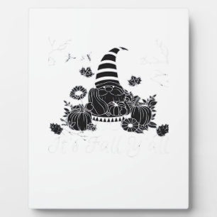 Het is herfst allemaal Dwerg Pomp Pompom Boom Hall Fotoplaat