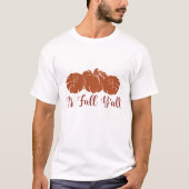 Het is herfst allemaal - Herfst T-shirt (Voorkant)