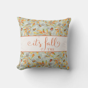 het is herfst allemaal herfst typografie kussen
