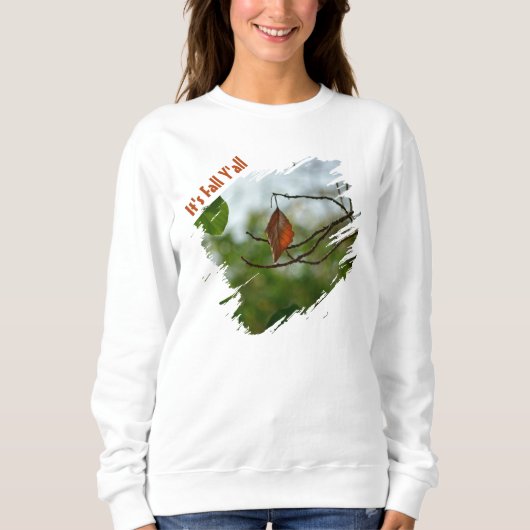 Het is herfst allemaal Herfstblad Trui (Voorkant)