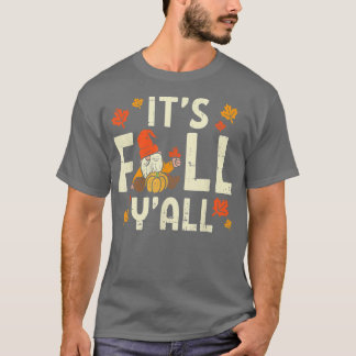Het is herfst allemaal kabouter pompoen halloween  t-shirt