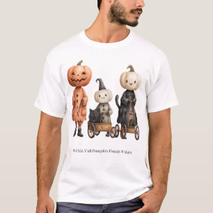 Het is HERFST allemaal Pompoen Familie T-shirt