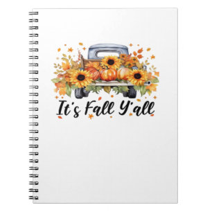 Het is herfst allemaal Pompoen Herfst Boom Hallo H Notitieboek