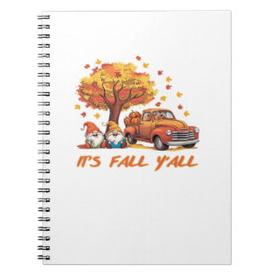 Het is herfst allemaal Pompoen Kabouter Herfst Boo Notitieboek