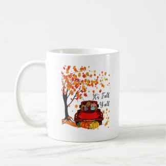 Het is herfst allemaal Pompoen Luipaard Herfstseiz Koffiemok