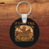 Het is herfst allemaal Pompoen Minimaal Schoon Sleutelhanger (Voorkant)