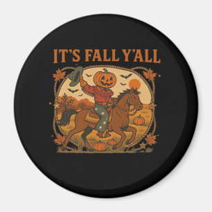 Het is herfst allemaal pompoen minimalistische sch magneet
