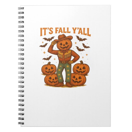 Het is herfst allemaal pompoen notitieboek (Voorkant)