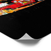 Het is herfst allemaal Schattige kabouters Boom He Poster (Hoek)