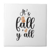 Het is herfst-allemaal, theezak tegeltje (Voorkant)