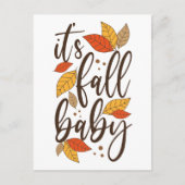 Het is Herfst Baby Briefkaart (Voorkant)