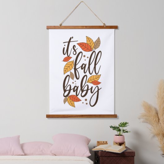 Het is Herfst Baby Hangend Wandkleed (Slaapkamer)