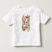 Het is Herfst Baby Kinder Shirts (Voorkant)