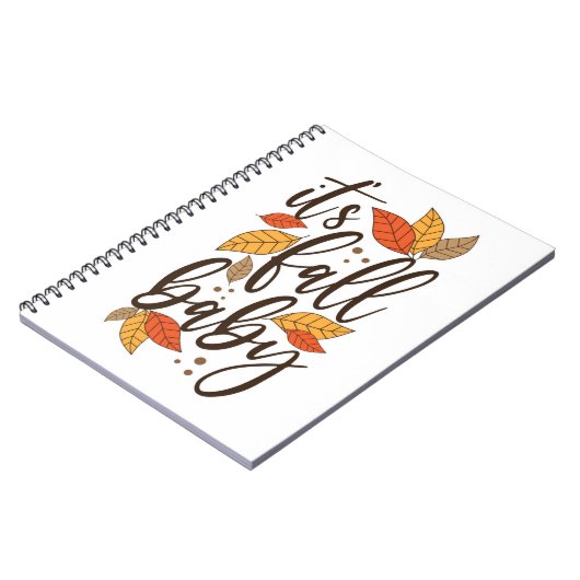 Het is Herfst Baby Notitieboek (Linkerzijde)