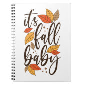 Het is Herfst Baby Notitieboek (Voorkant)