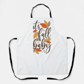 Het is Herfst Baby Schort (Voorkant)
