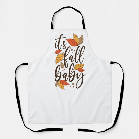 Het is Herfst Baby Schort (Voorkant)