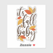 Het is Herfst Baby Sticker (Vel)