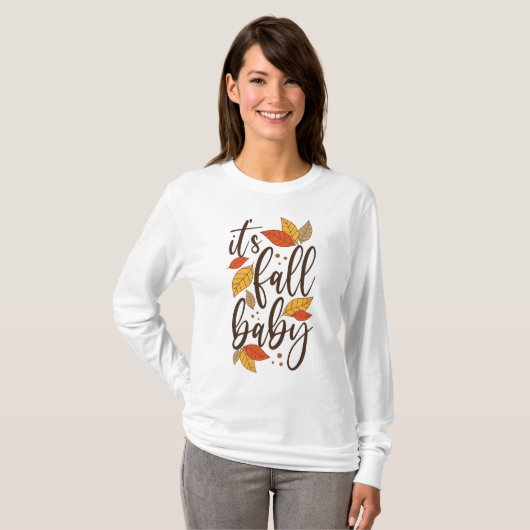 Het is Herfst Baby T-shirt (Voorkant volledig)