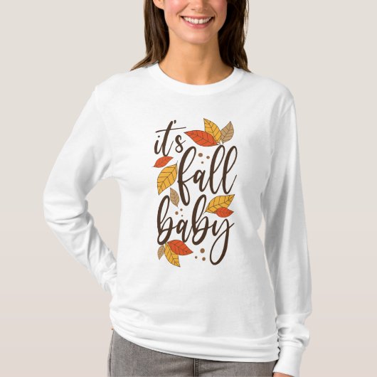 Het is Herfst Baby T-shirt (Voorkant)