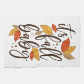 Het is Herfst Baby Theedoek (Horizontaal)