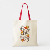 Het is Herfst Baby Tote Bag (Achterkant)