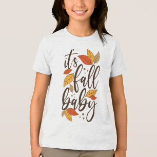 Het is Herfst Baby Tri-Blend Shirt