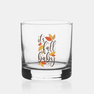 Het is Herfst Baby Whisky Glas