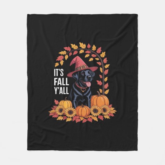 Het is herfst, Halloween herfst grappige quote Fleece Deken (Voorkant)