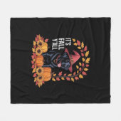 Het is herfst, Halloween herfst grappige quote Fleece Deken (Voorkant (Horizontaal))