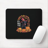 Het is herfst, Halloween herfst grappige quote Muismat (Met muis)