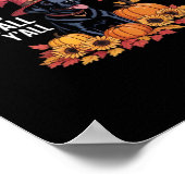 Het is herfst, Halloween herfst grappige quote Poster (Hoek)