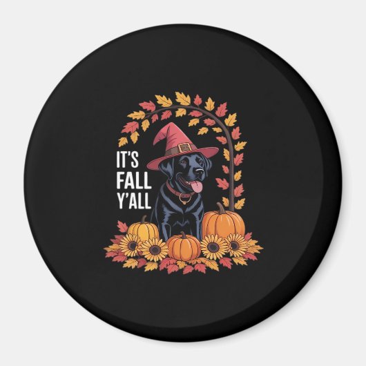 Het is herfst, Halloween herfst leuk citaat Magneet (Voorkant)