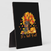 Het is herfst, Halloween, herfst retro grafisch Fotoplaat (Zijkant)