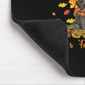 Het is herfst, Halloween, herfst retro grafisch Muismat (Hoek)