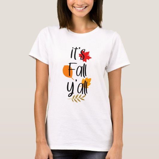 Het is herfst jij. t-shirt (Voorkant)