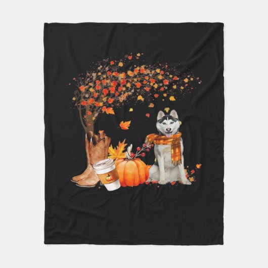 Het is herfst, jongen! Herfst esthetische stijl Fleece Deken (Voorkant)
