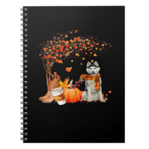 Het is herfst, jongen! Herfst esthetische stijl Notitieboek