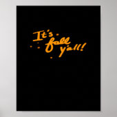 Het is herfst jongens Basic Casual Poster (Voorkant)