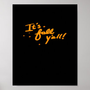 Het is herfst jongens Basic Casual Poster