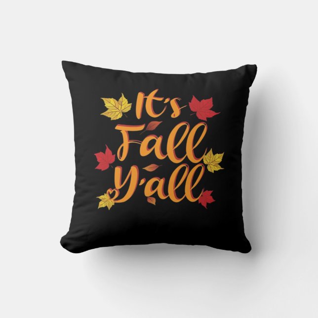 Het is herfst jongens Grappige herfst klassieke ui Kussen (Voorkant)