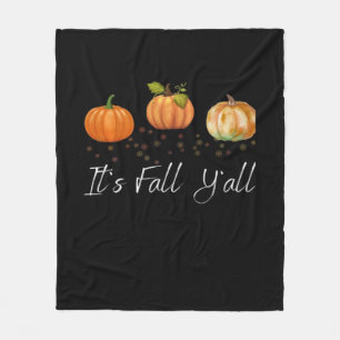 Het is herfst jongens Grappige quote Fleece Deken
