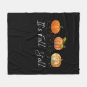 Het is herfst jongens Grappige quote Fleece Deken (Voorkant (Horizontaal))