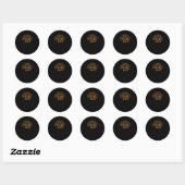 Het is herfst, jongens! Grappige trendy stijl Ronde Sticker (Vel)