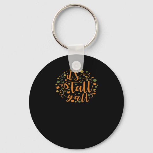 Het is herfst, jongens! Grappige trendy stijl Sleutelhanger (Voorkant)