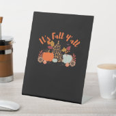Het is herfst, jongens Hallo herfst Gelukkige herf Reclamebord Met Voetstuk (Insitu)