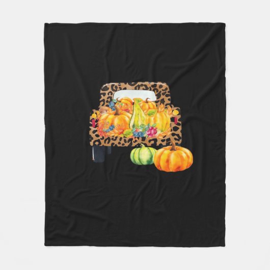 Het is herfst jongens Herfst kostuum cadeau creati Fleece Deken (Voorkant)